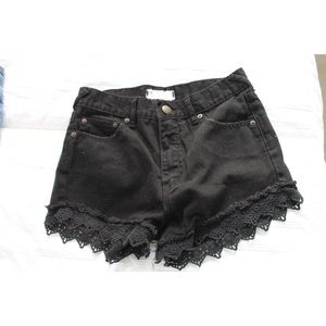 Black Free People Shorts